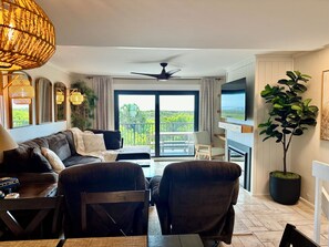 Smart TV, DVD player, books