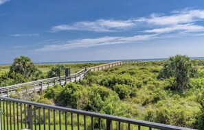 Property grounds - Ocean View Beachfront Getaway Directly on St. Augustine Beach.  (St. Augustine Beach)