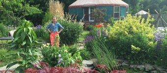 One-Of-A-Kind Yurt Surrounded by Waterfalls