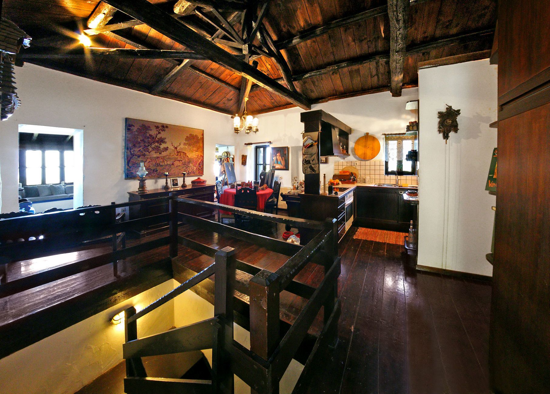 House, 4 Bedrooms | Living area | Flat-screen TV