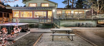 Expansive Lake View Home1 mile from the Village w/ Hot tub & Game Rm VRR20250487