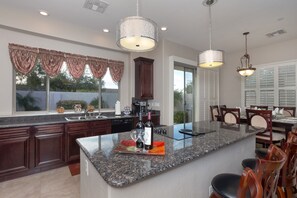 Fridge, microwave, oven, stovetop - SUNDANCE VILLA - Heated Pool, Jacuzzi, Billiard-1 mile to Wigwam golf club (Litchfield Park)