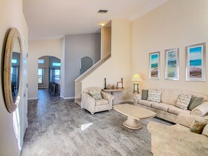 Smart TV, DVD player, ping pong, books