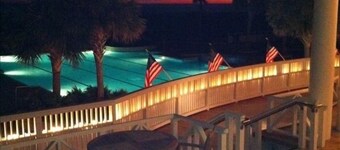 "The Palms" is nestled on a secluded half acre in the forest.  ThePalmsHouse.com