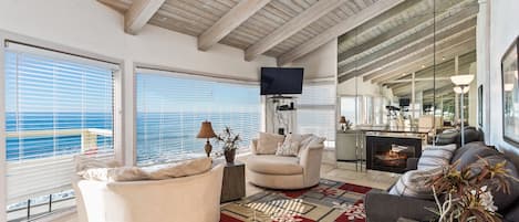 Smart TV, DVD player, books, video library