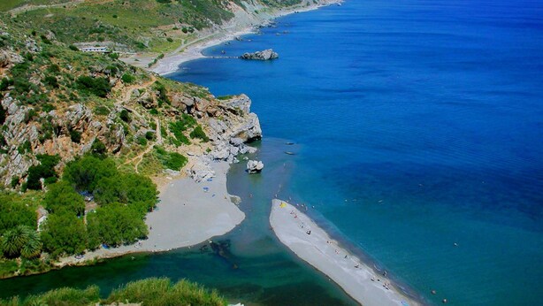 Aerial view - Gorgeous Villa With Pool & Gardens (Agios Vasileios)