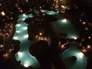 Indoor pool, a heated pool