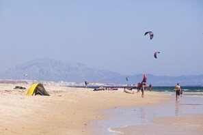 Aan het strand