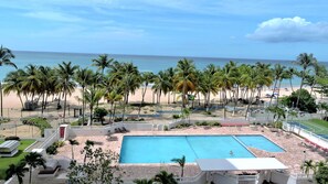 Pool - New Oceanfront Dream apartment on the beach of Isla Verde! (Carolina)