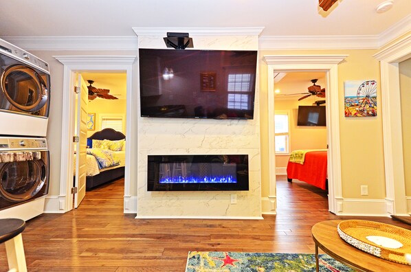 2 bedrooms, in-room safe, iron/ironing board, WiFi