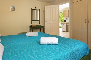 2 bedrooms, in-room safe, iron/ironing board, WiFi