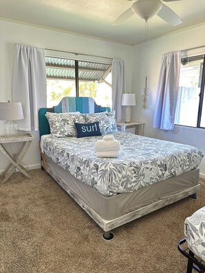 2 bedrooms, desk, iron/ironing board, free WiFi