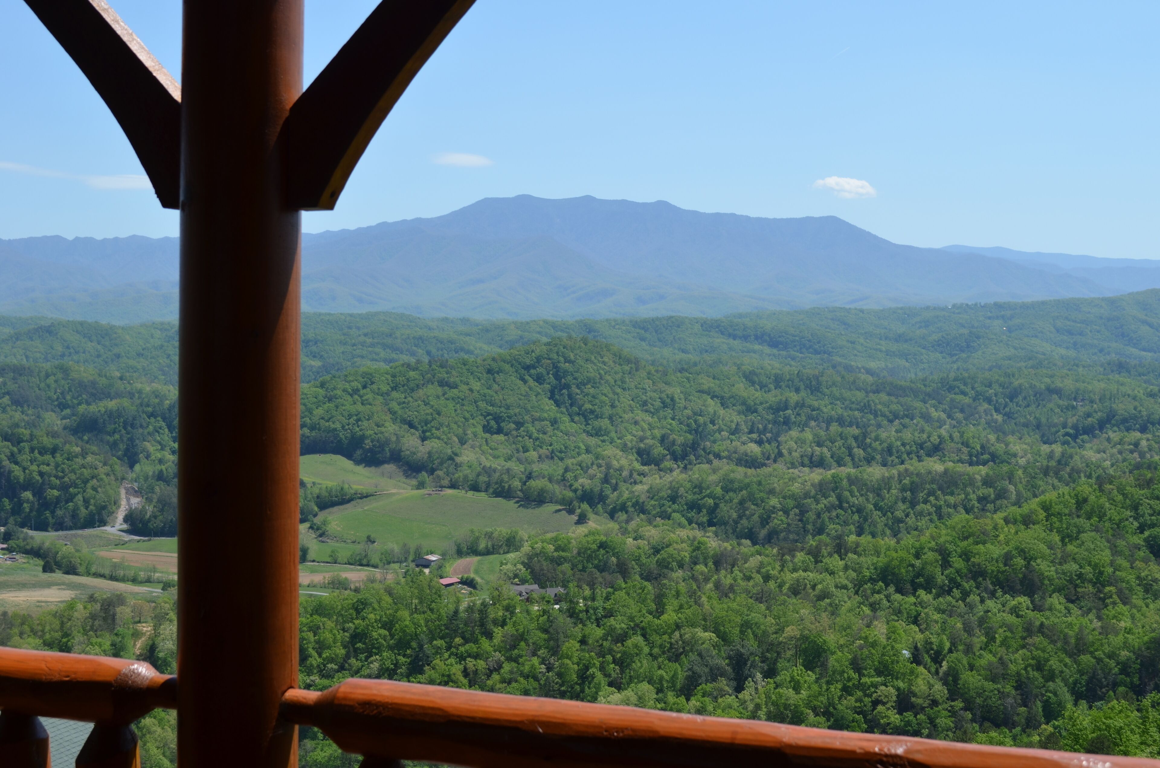 Uitzicht vanuit accommodatie