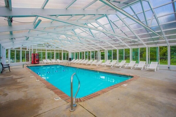 Indoor pool, a heated pool
