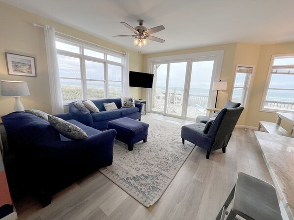 Smart TV, toys, books, video library