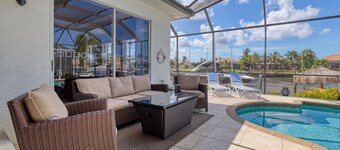 Villa Messina - Gorgeous pool villa w/ waterview and sun ALL day! Gulf access!