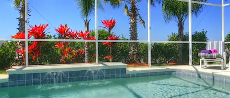 Una piscina riscaldata