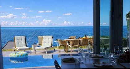 Luxury Ocean Front Villa with Heated Infinity Pool, Private Pier and Kayaks