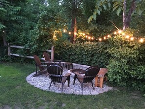 Terrace/patio - Excellent location Southern Vt.  (Mt Tabor)