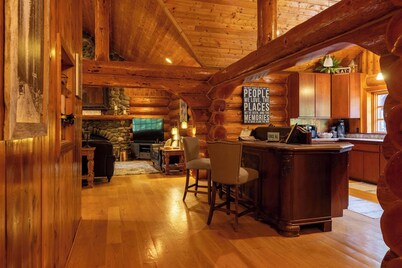 Two Beautiful Log Cabins alongside the Sol Duc River!