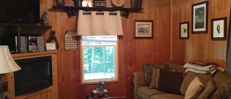 TV connectée, cheminée, jeux vidéo, Netflix