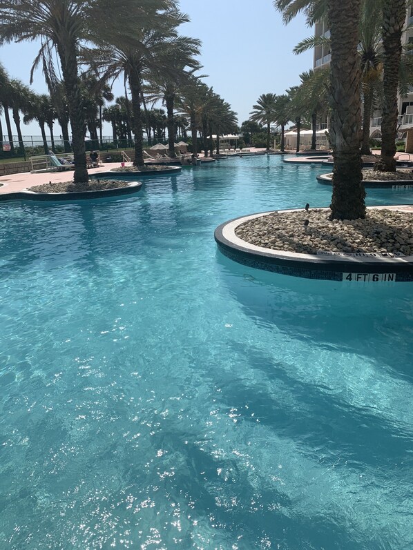 Indoor pool, outdoor pool
