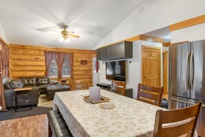 Smart TV, video games, video library, stereo