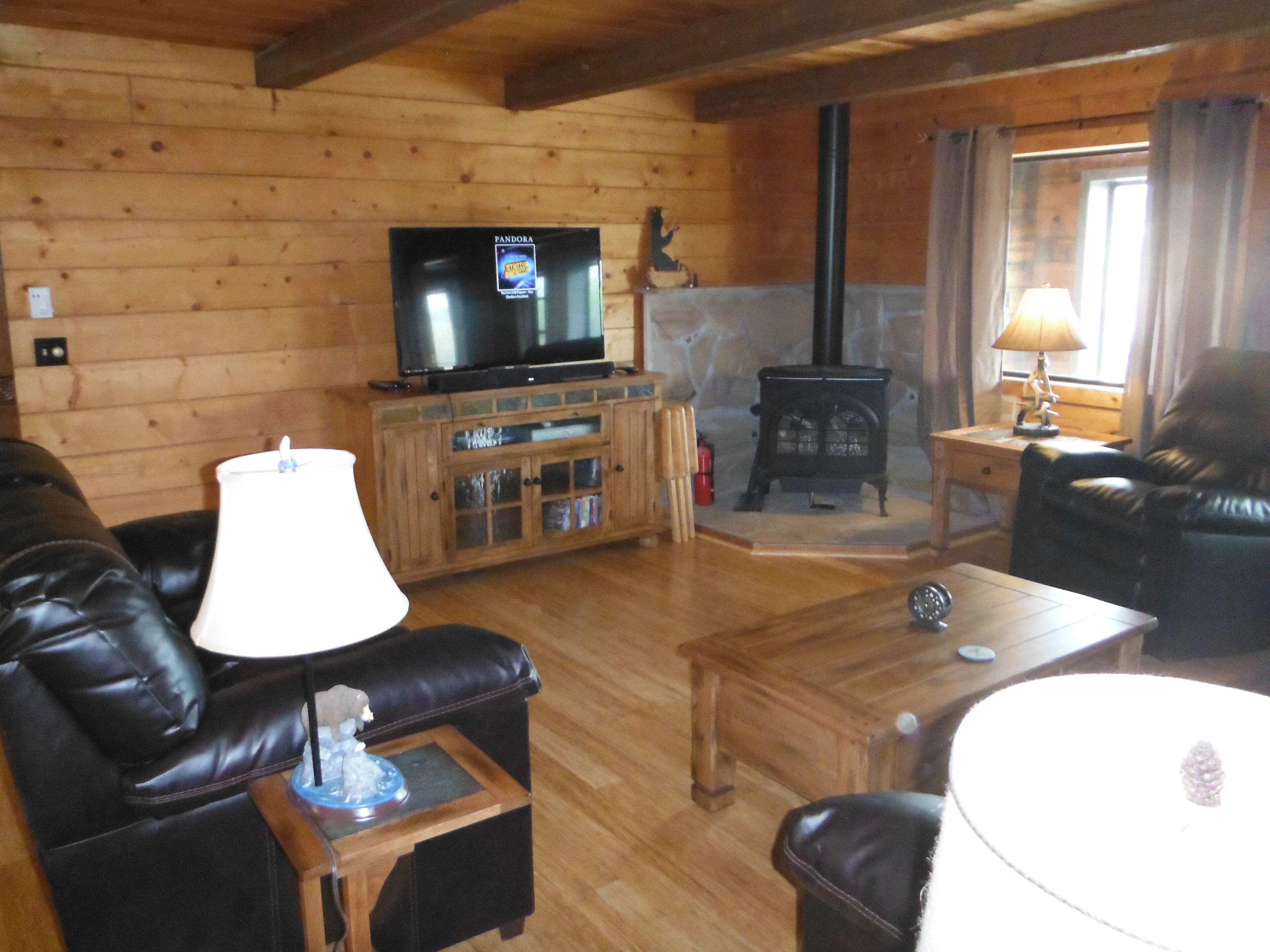 Smart-TV, peis, Netflix og DVD-spiller