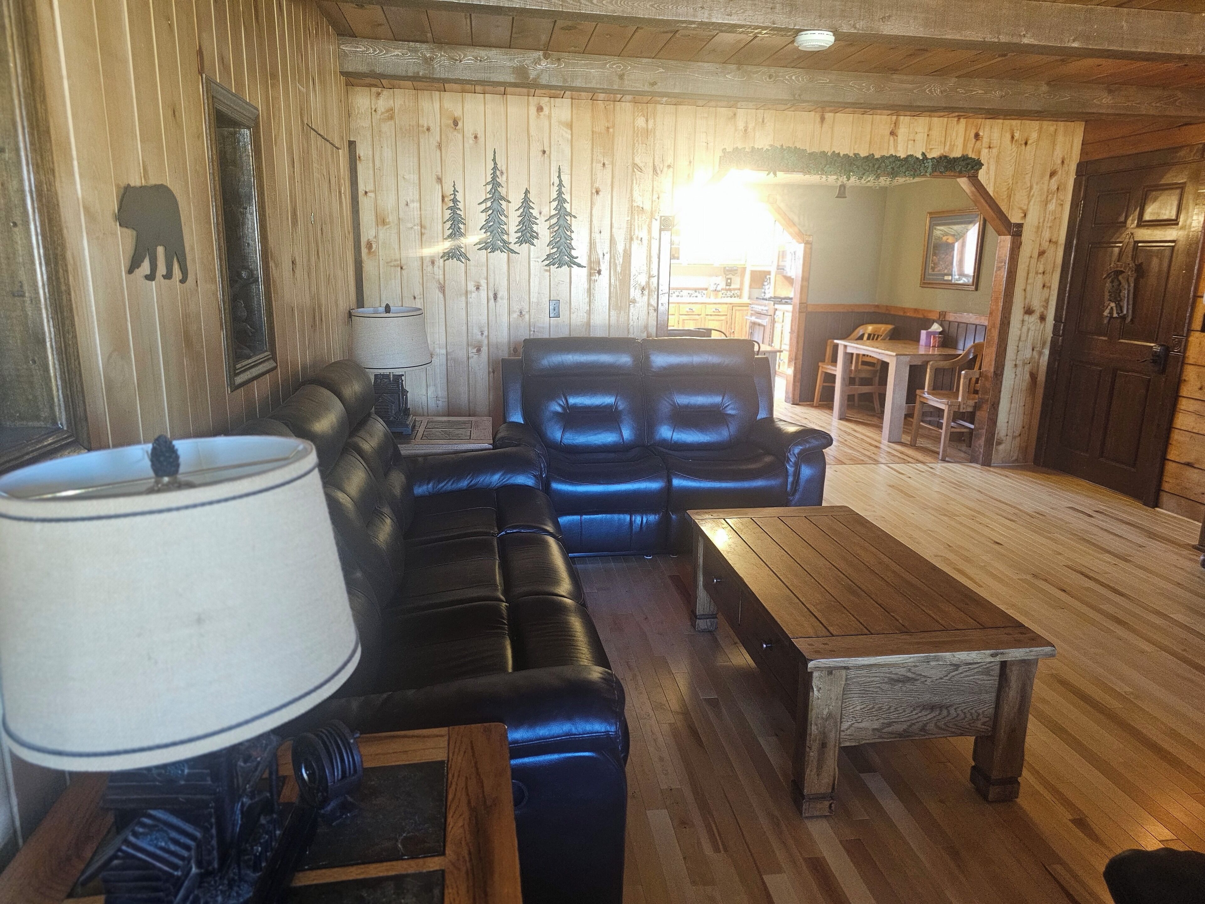 Smart TV, chimenea, Netflix y reproductor de DVD 