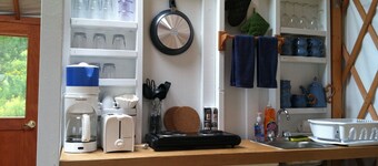 Yurt rental on 80 private floors