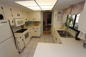 Großer Kühlschrank, Mikrowelle, Ofen, Herdplatte