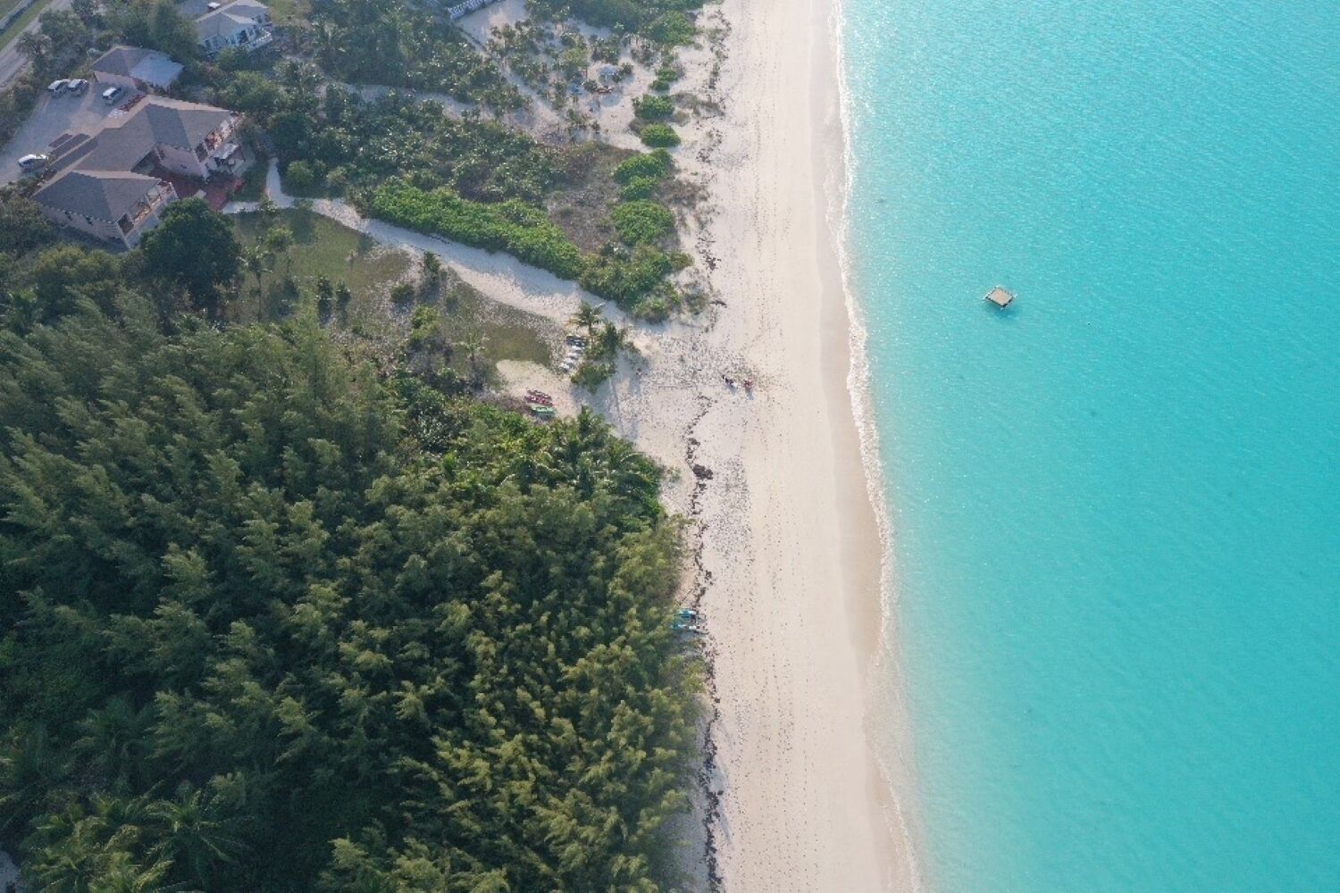 Am Strand, Liegestühle, Strandtücher