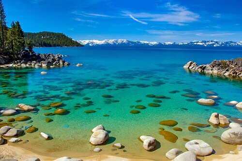 Lake Tahoe Views! | 3 Level Home w/ Private Hot Tub & Pool Table! Dog friendly. 