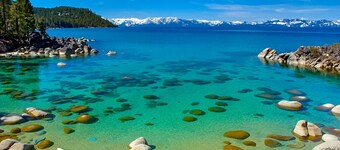 Lake Tahoe Views! | 3 Level Home w/ Private Hot Tub & Pool Table! Dog friendly. 