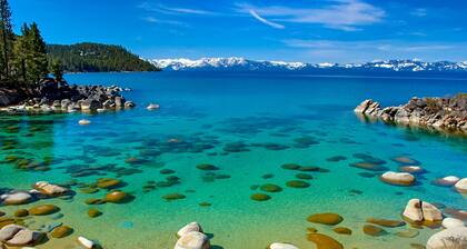 Lake Tahoe Views! | 3 Level Home w/ Private Hot Tub & Pool Table! Dog friendly.