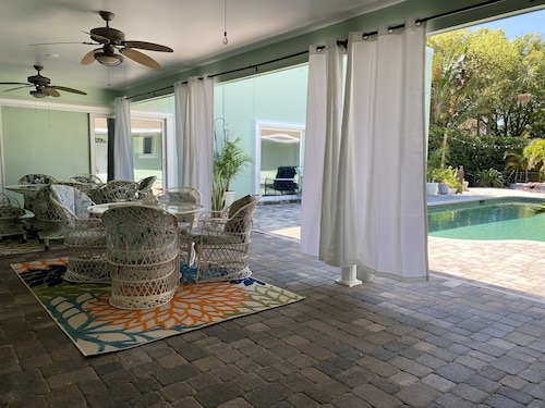 The Green Room with Salt water pool