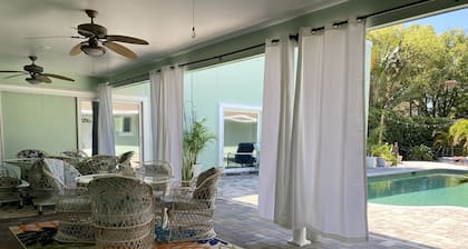 The Green Room with Salt water pool