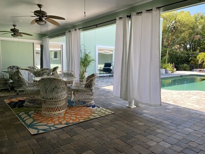 The Green Room with Salt water pool