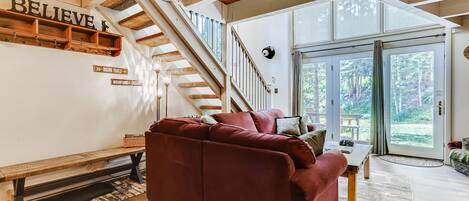 TV connectée, cheminée, jeux vidéo, Netflix