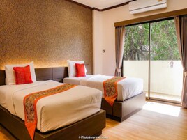 New Deluxe Twin Room | Wi-Fi gratuit, draps fournis