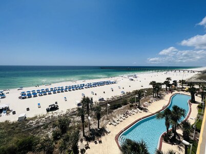 Calypso Resort~Free Beach Service~5th Floor Unit~GulfFront Master~Pier Park