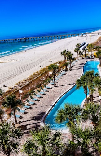 Ilmainen rantapalvelu - matala 5. kerros-1293 neliömetriä-GulfFront-makuuhuone-Pier-puisto