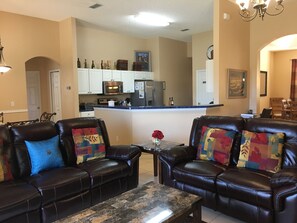 Smart TV, video games, DVD player, table football