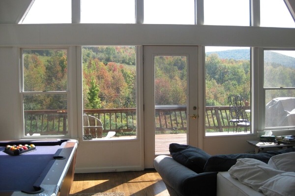 View from living room In September