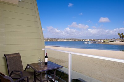 On the Beach!!  Perfect for Families.  Right on the Water