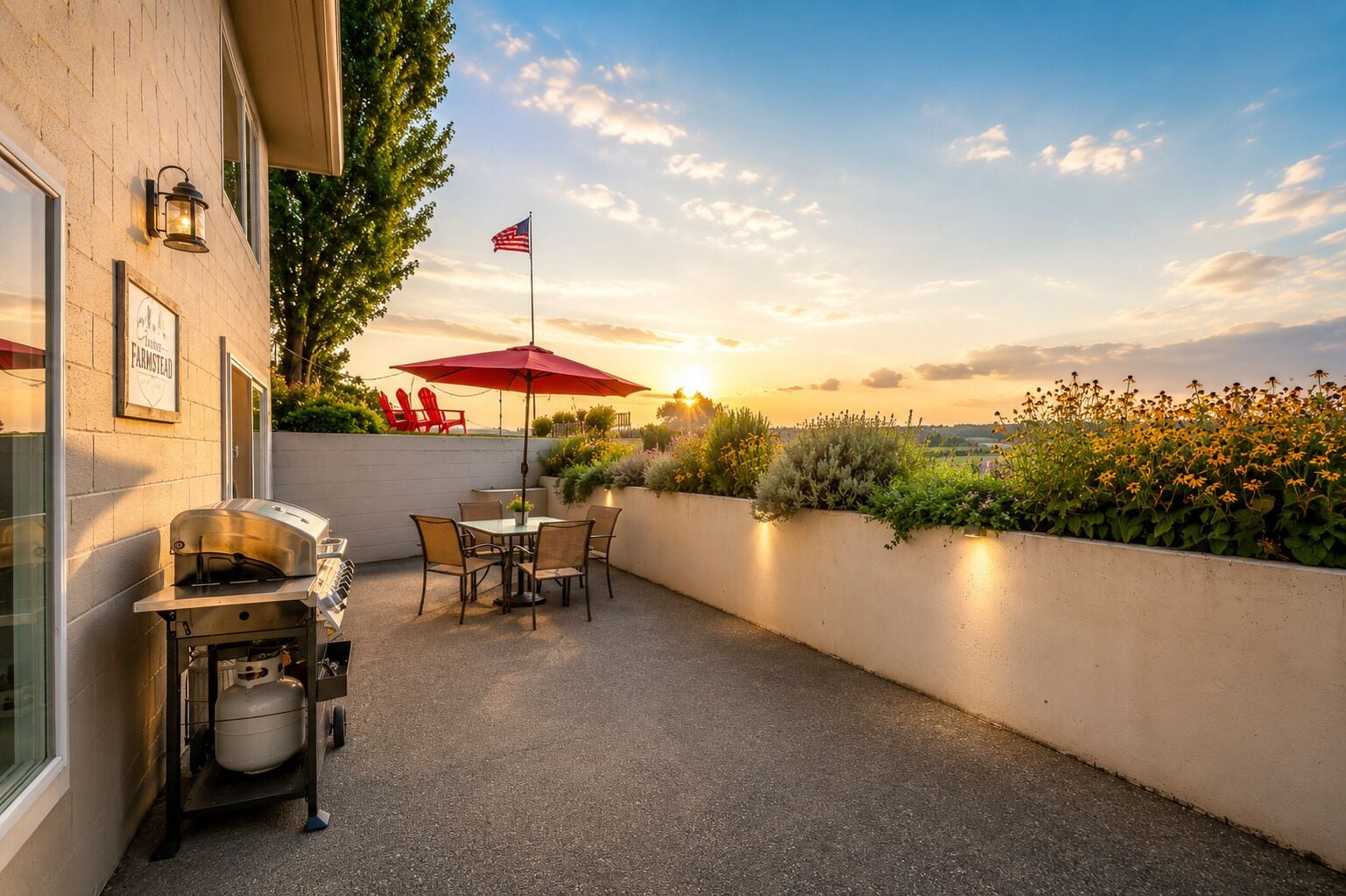 Outdoor dining