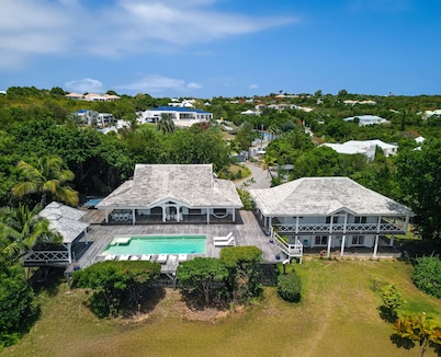 Whispers of the Caribbean: Villa Azur’s Private Pool, Jacuzzi & Timeless Luxury