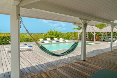 Whispers of the Caribbean: Villa Azur’s Private Pool, Jacuzzi & Timeless Luxury