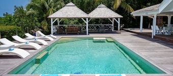 Whispers of the Caribbean: Villa Azur’s Private Pool, Jacuzzi & Timeless Luxury