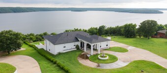 Lakehouse with private pool